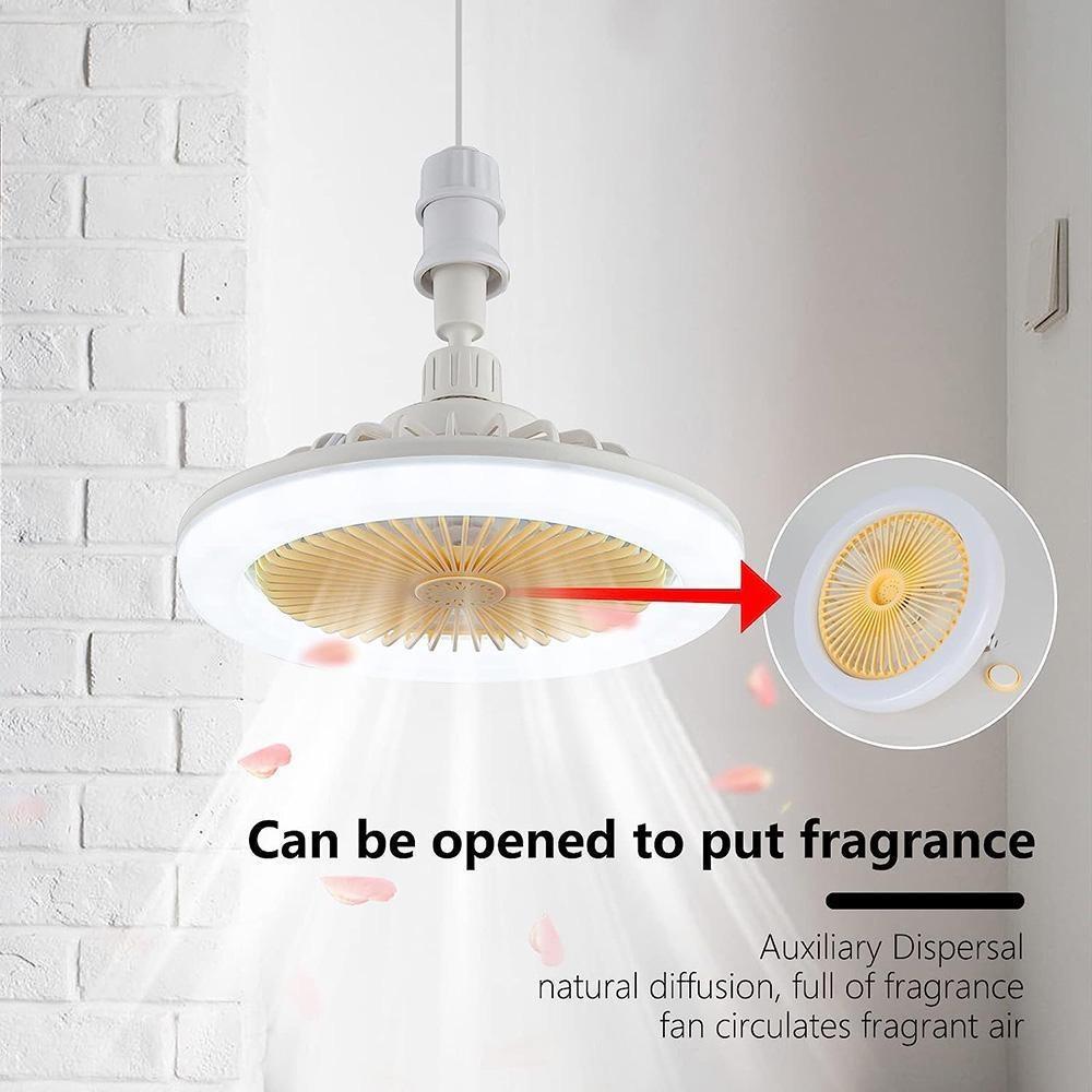 lámparas‑ventilador de techo LED multifuncionales con control remoto D