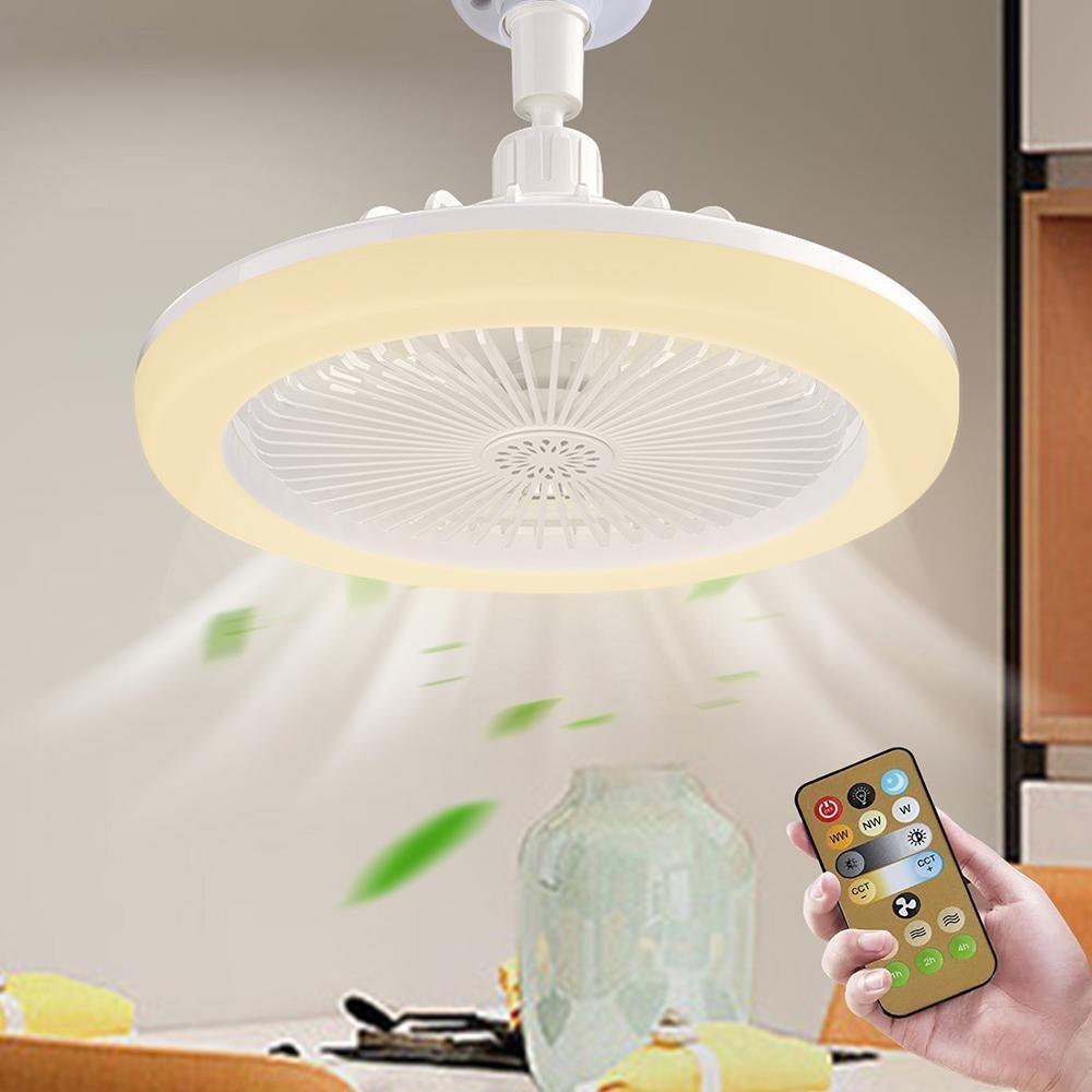 lámparas‑ventilador de techo LED multifuncionales con control remoto D