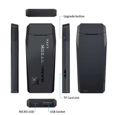 Consola Retro™ | HDMI Game Stick 4K - 10484 juegos incluidos