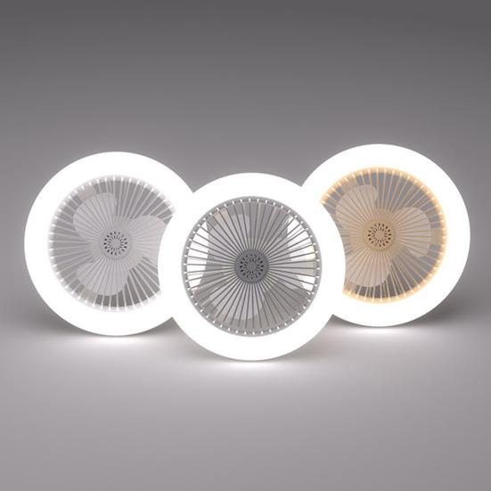 lámparas‑ventilador de techo LED multifuncionales con control remoto D