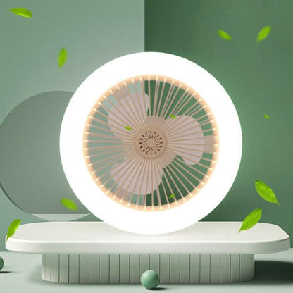 lámparas‑ventilador de techo LED multifuncionales con control remoto D